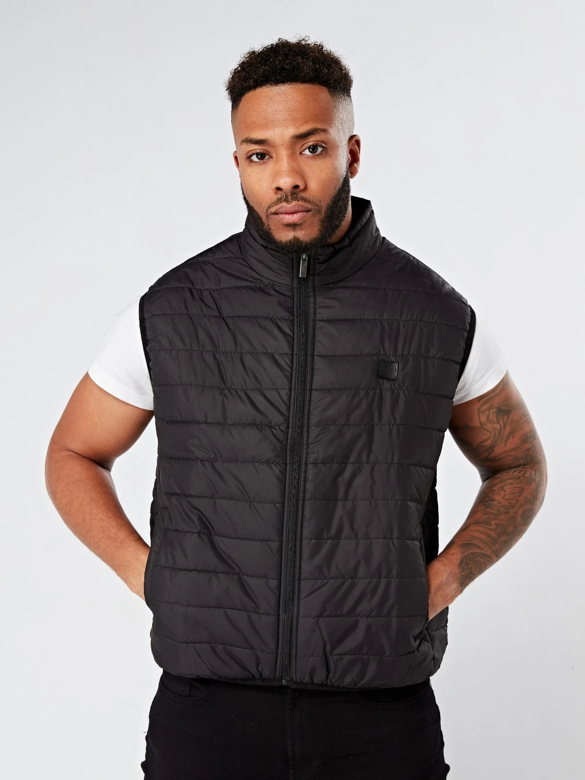 Men's Sleeveless Quilted Jacket