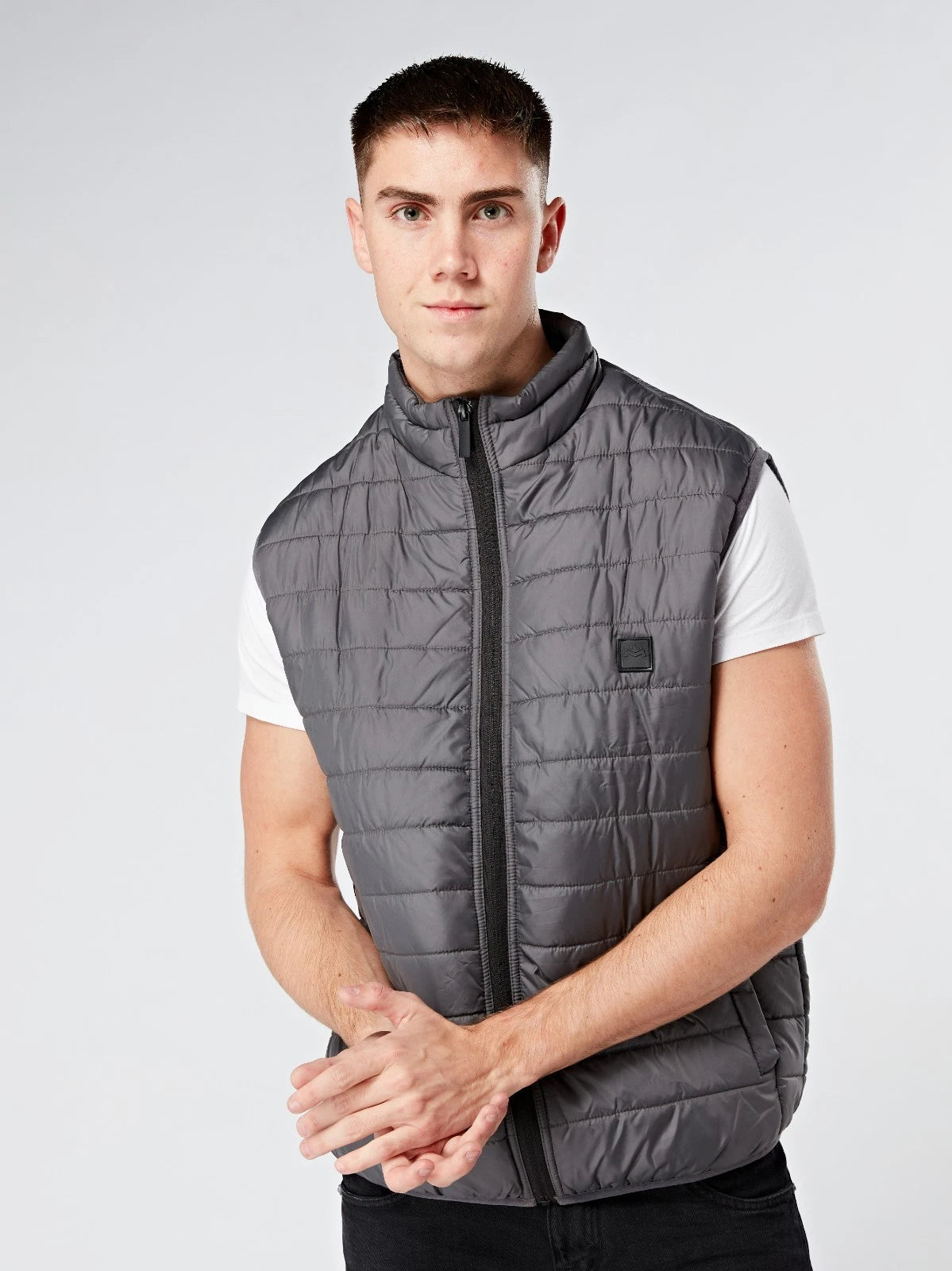 Men's Sleeveless Quilted Jacket