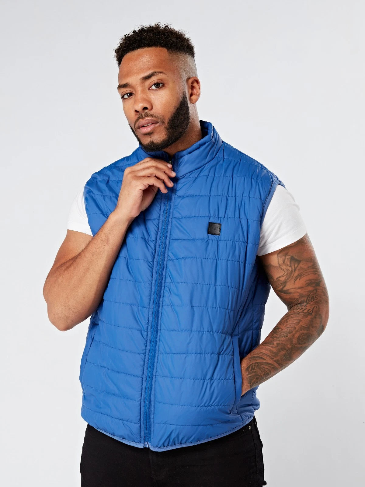 Men's Sleeveless Quilted Jacket