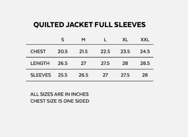 Full Sleeves Men's Quilted Jacket