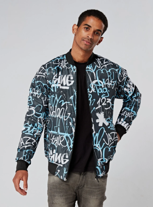 Graffiti Men's Bomber Jacket