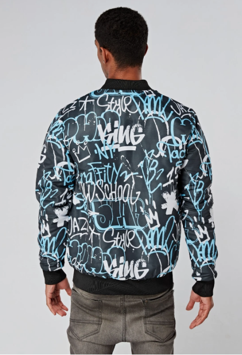 Graffiti Men's Bomber Jacket