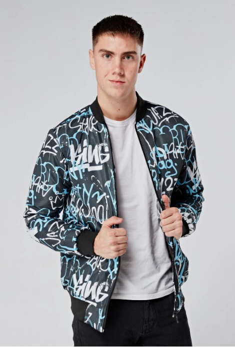 Graffiti Men's Bomber Jacket
