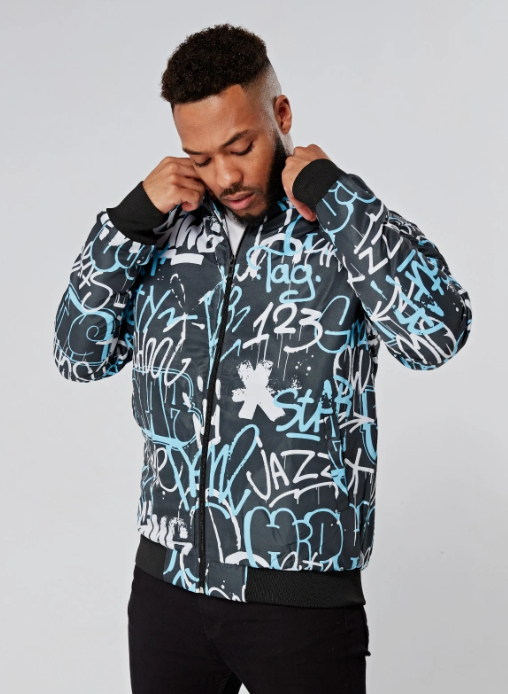 Graffiti Men's Bomber Jacket