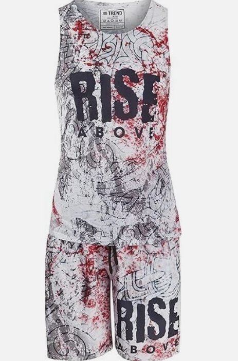 Men's Summer Shorts and Vest Set