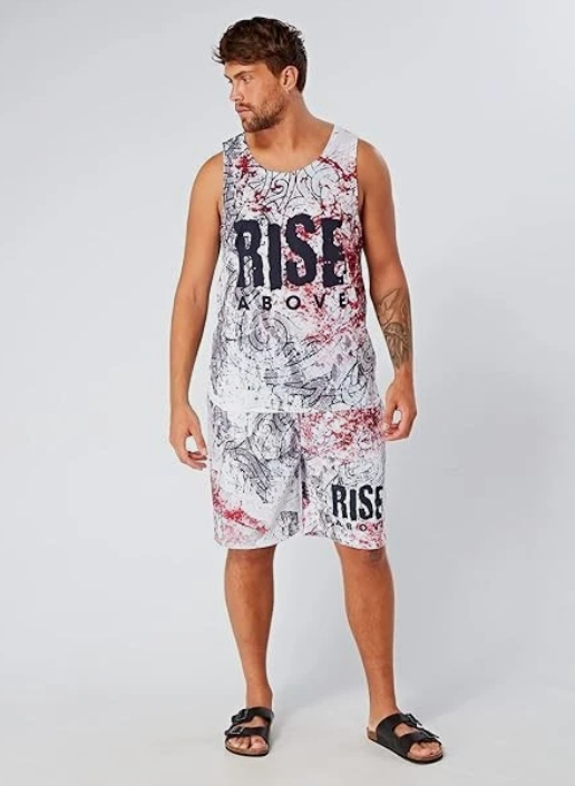 Men's Summer Shorts and Vest Set