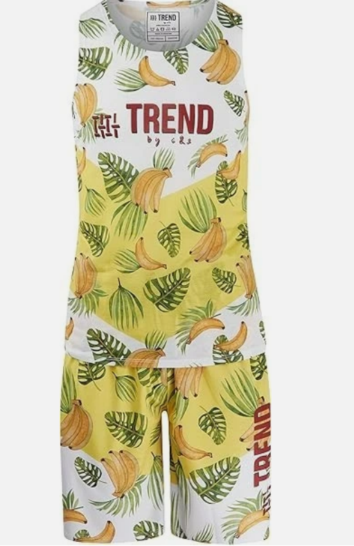 Men's Summer Shorts and Vest Set