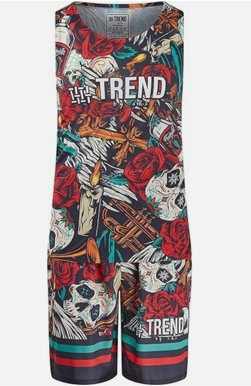 Men's Summer Shorts and Vest Set