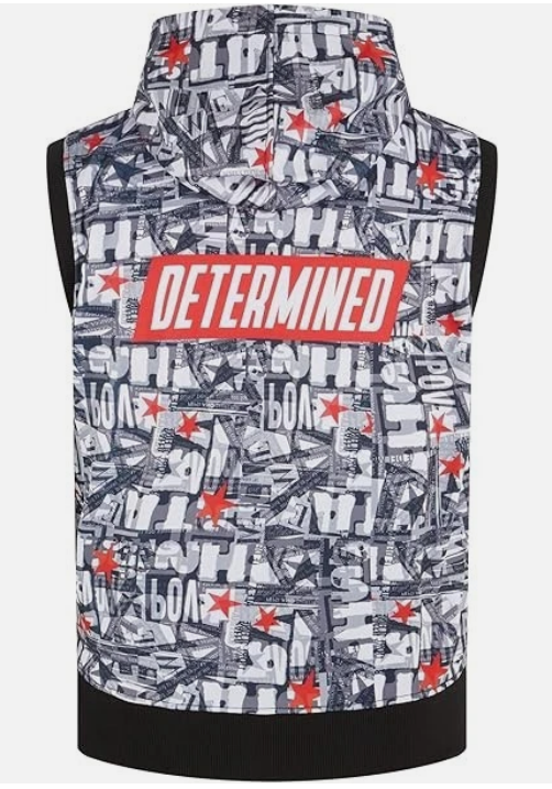 Trend by C & S Determined Sleeveless Zipper Hoodie
