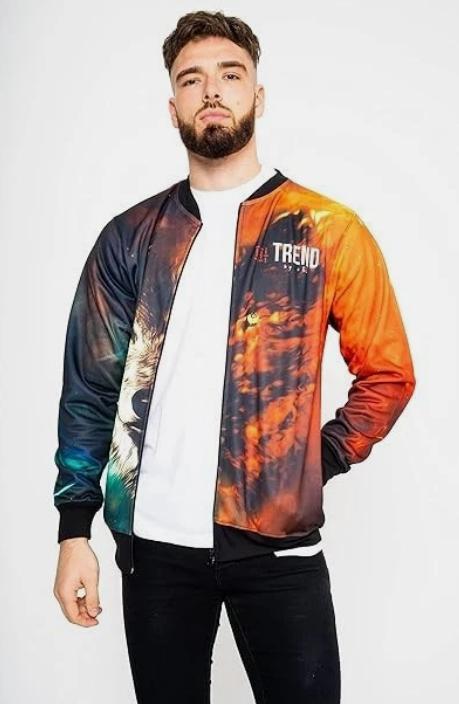 Wolf Spread Unisex Lightweight Fleece Style Jacket