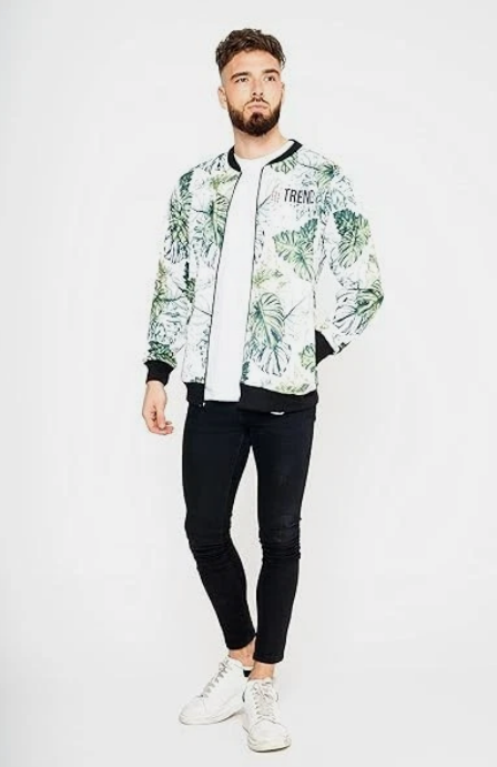 Trend by C & S Tropic Intensity Lightweight Unisex Fleece Style Jacket