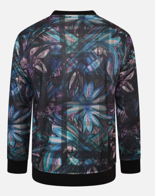 Trend by C & S Floral 1 Unisex Lightweight Fleece Style Jacket