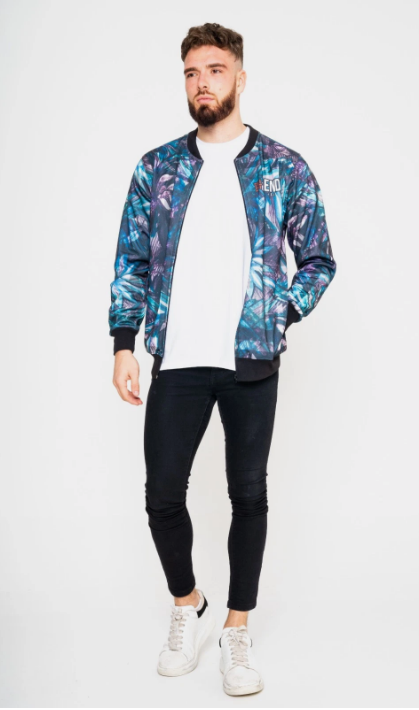 Trend by C & S Floral 1 Unisex Lightweight Fleece Style Jacket