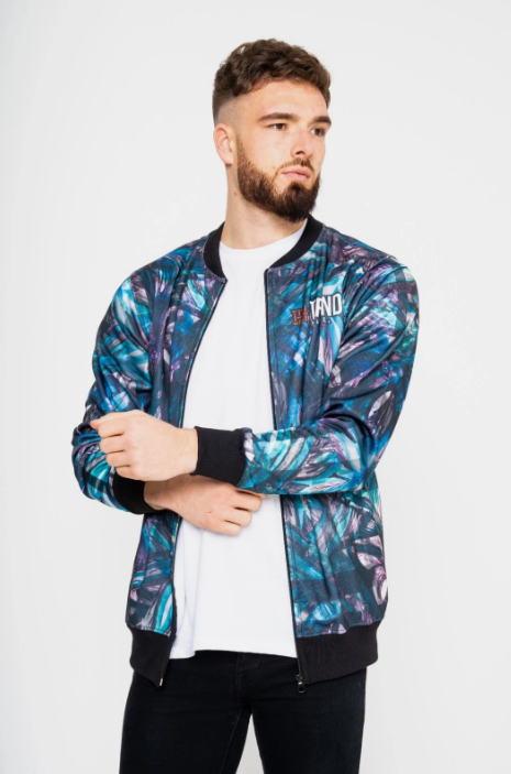 Trend by C & S Floral 1 Unisex Lightweight Fleece Style Jacket