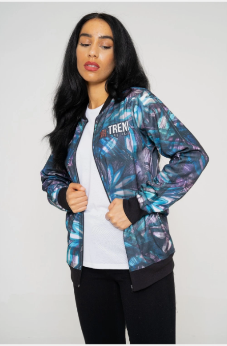 Trend by C & S Floral 1 Unisex Lightweight Fleece Style Jacket