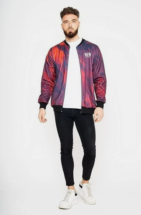 Trend by C & S Abstract R&B Lightweight Unisex Fleece Style Jacket