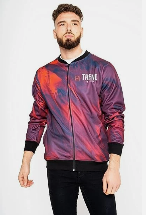 Trend by C & S Abstract R&B Lightweight Unisex Fleece Style Jacket