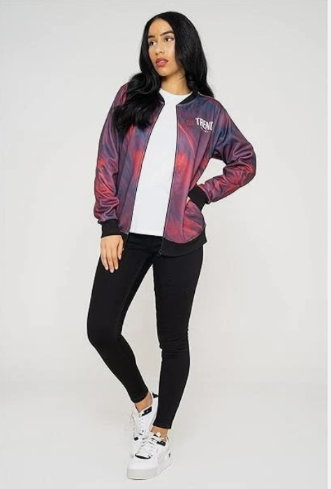 Trend by C & S Abstract R&B Lightweight Unisex Fleece Style Jacket