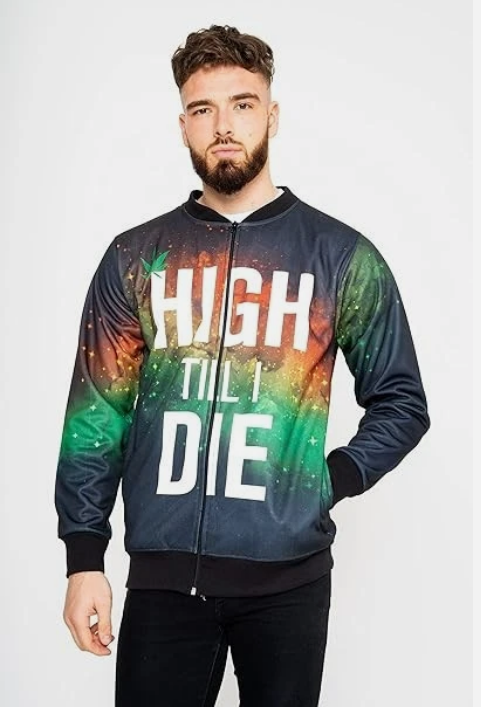 Trend by C & S High Till I Die Lightweight Unisex Fleece Style Jacket