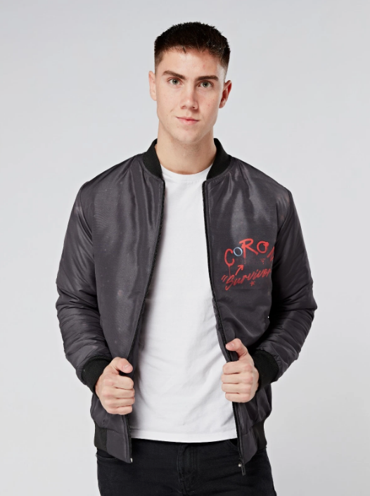 Men's Bomber Jacket "Corona Survivar"