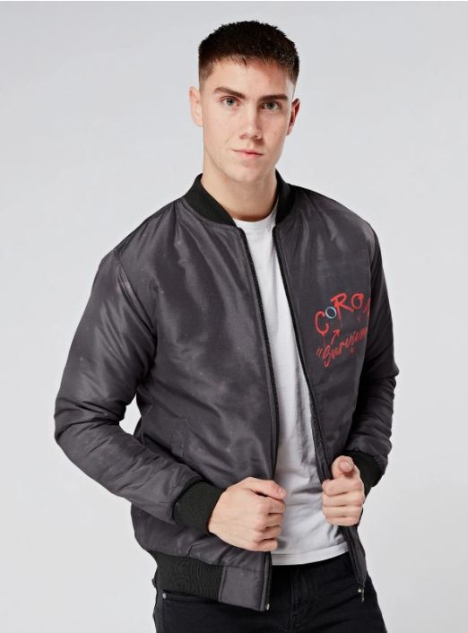 Men's Bomber Jacket "Corona Survivar"