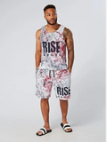 Men's Summer Shorts and Vest Set