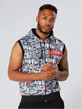 Trend by C & S Determined Sleeveless Zipper Hoodie
