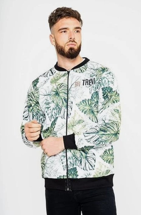 Trend by C & S Tropic Intensity Lightweight Unisex Fleece Style Jacket